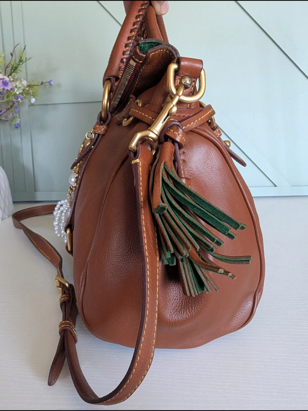 Dooney & Bourke FlorentineLeather Satchel shoulder, handbag
